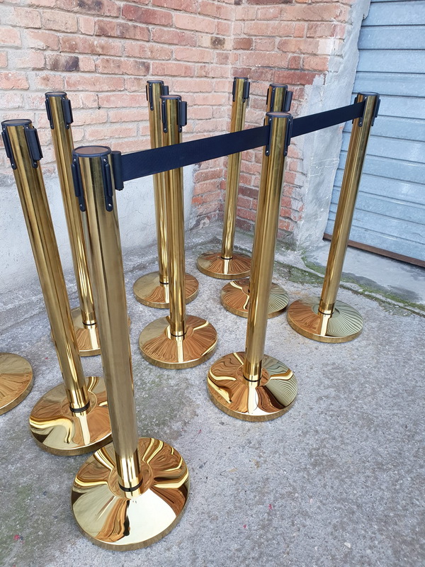 catenaria dorada cinta retractil negro extensible 92x31x31 (25eu) 10u.